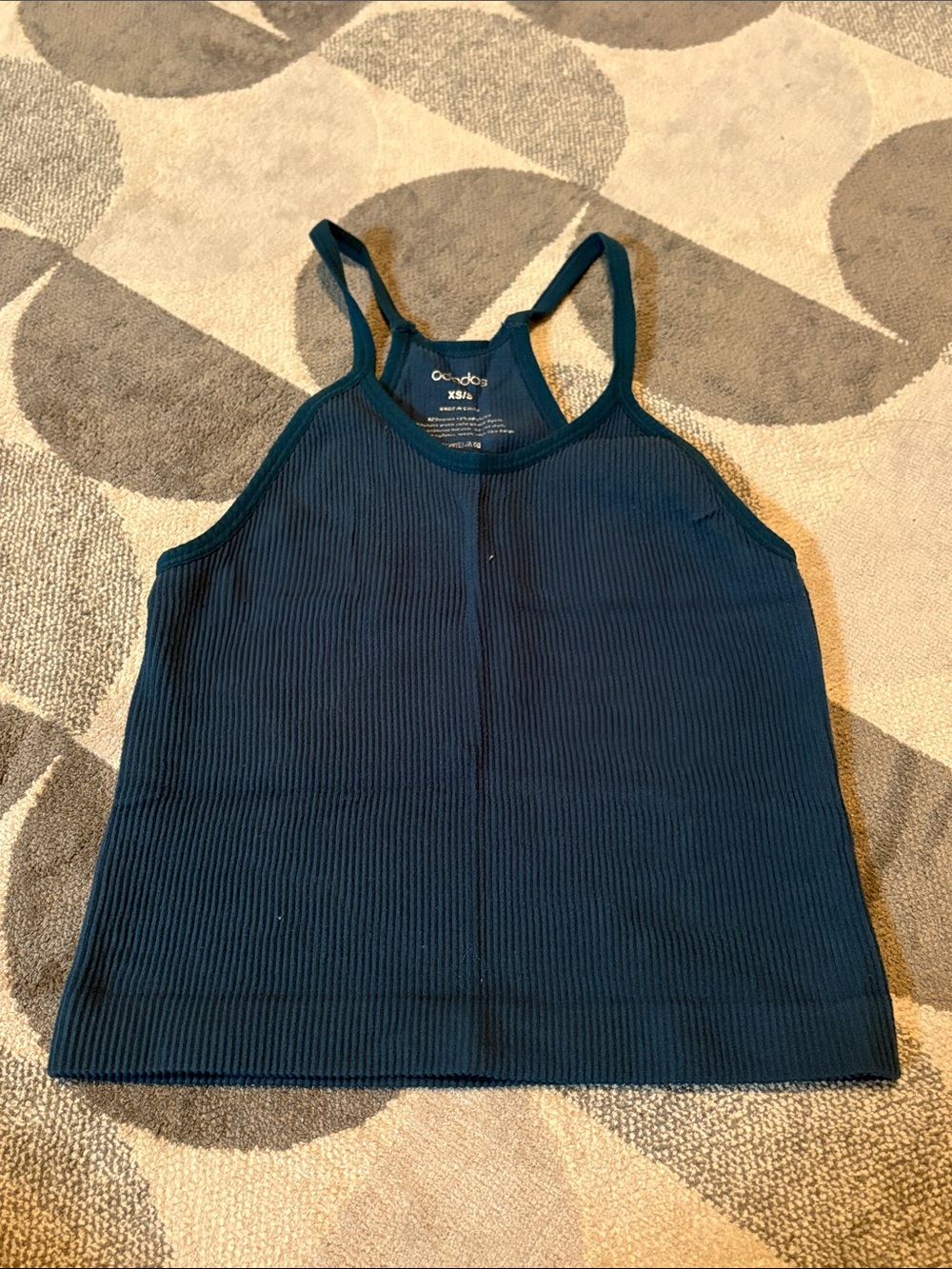 Old Navy Ribbed Navy Tank Top - Women's XS